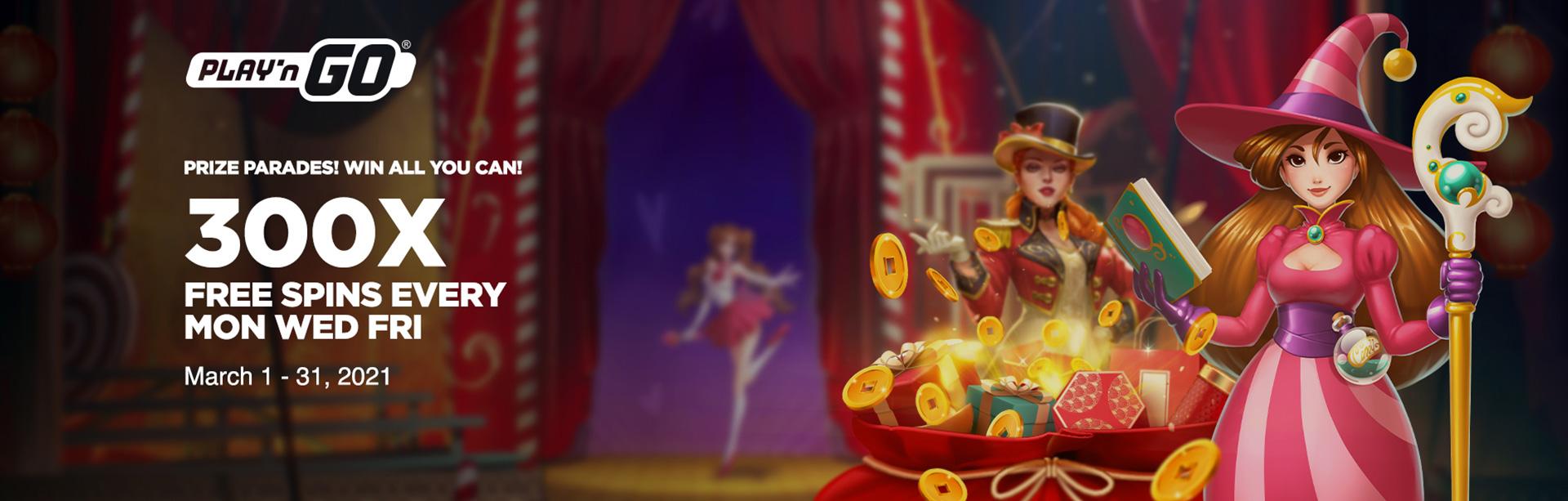 Play’n GO Prizes Parade!